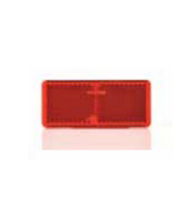 Rectangular Red Reflector Self Adhesive