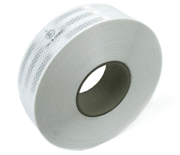 White High Vis Tape 50mm x 50m Roll