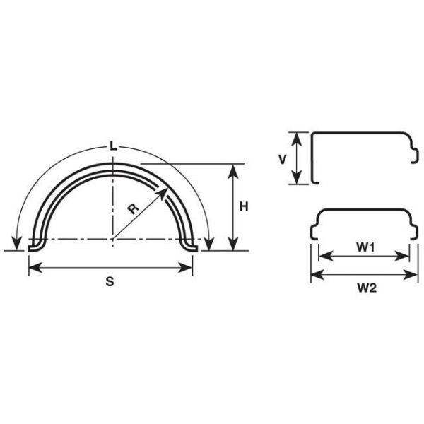 Highgard Single Arch Mudwing - HL43D