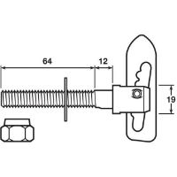 Anti-Loose Fastener M12 x 1.75mm