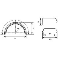 Mudwing J45A 650 x 1300 x 660mm (Pair)